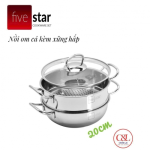 Bộ hấp fivestar inox 430 đun từ size 24/26/28/30/32cm