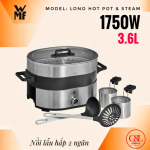 Nồi lẩu hấp đa năng 2 ngăn WMF LONO Hot Pot & Steam