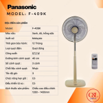 Quạt cây có điều khiển Panasonic F-409K (đỏ)