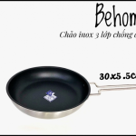 Chảo Behome 1 quai 3 lớp 26x4.5cm