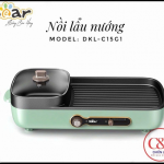 Lẩu nướng điện 1600W BEAR DKL-C15G1