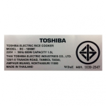 Nồi cơm điện lòng gang Toshiba 10nmf