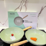Chảo xào men gốm đun từ Odyssey 28cm