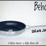 Chảo Behome 1 quai 3 lớp 28x5.5cm