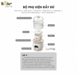 Nồi nấu chậm Bear 0.8L SUBE001