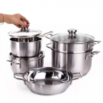 BỘ NỒI INOX FIVESTAR 5 VUNG KÍNH