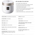 Nồi cơm điện tử áp suất kép Cuckoo CRP-ST1010FW 1.8L