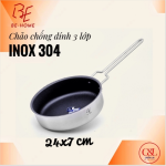 CHẢO CHỐNG DÍNH 3 lớp BEHOME 24X7CM