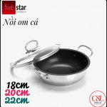 Nồi om cá chống dính Fivestar18cm