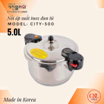 Nồi áp suất Hàn Quốc đun từ 5L CITY500
