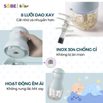 Máy ăn dặm 8 lưỡi Bear GR-B03V8