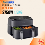 NỒI CHIÊN KHÔNG DẦU PHILIPS 2 NGĂN 2 GIỎ NA352