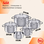 Bộ Nồi Silit Toskana Topfset 5 Món
