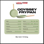 Chảo men gốm đun từ Odyssey 28cm