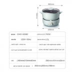 NỒI ĐIỆN ĐA NĂNG KÈM HẤP Bear - MC-B25B2