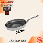 CHẢO CHỐNG DÍNH SIÊU BỀN KIMSCOOK BLACK CUBE (NÔNG LÒNG) 20/22/24/26/28/30/32 cm