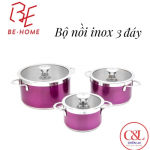 BỘ NỒI INOX BEHOME - BH3MT