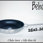 Chảo Behome 1 quai 3 lớp 30x5.5cm