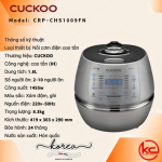 Nồi cơm điện cao tần Cuckoo CHSS1009FN