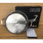 CHẢO CHỐNG DÍNH INOX 3 LỚP FIVESTAR 22CM 2 QUAI