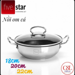 Nồi om cá chống dính Fivestar18cm