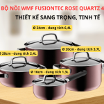 Bộ nồi WMF Topf-Set Fusiontec FT Mineral