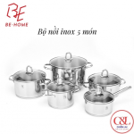 Bộ nồi inox BEHOME 5 món 20901
