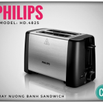Máy nướng bánh sandwich Philips HD4825