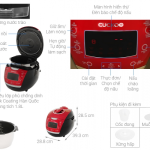 Nồi cơm áp suất cao tần Cuckoo 1.8 lít CRP-HUS1000F
