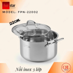 Nồi inox Fivestar 3lớp inox 304 đun từ