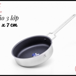 CHẢO CHỐNG DÍNH 3 lớp BEHOME 24X7CM