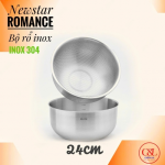 BỘ RỔ INOX 304 CAO CẤP NEWSTAR 24cm