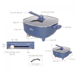 Lẩu điện đa năng 6L Bear C60F2